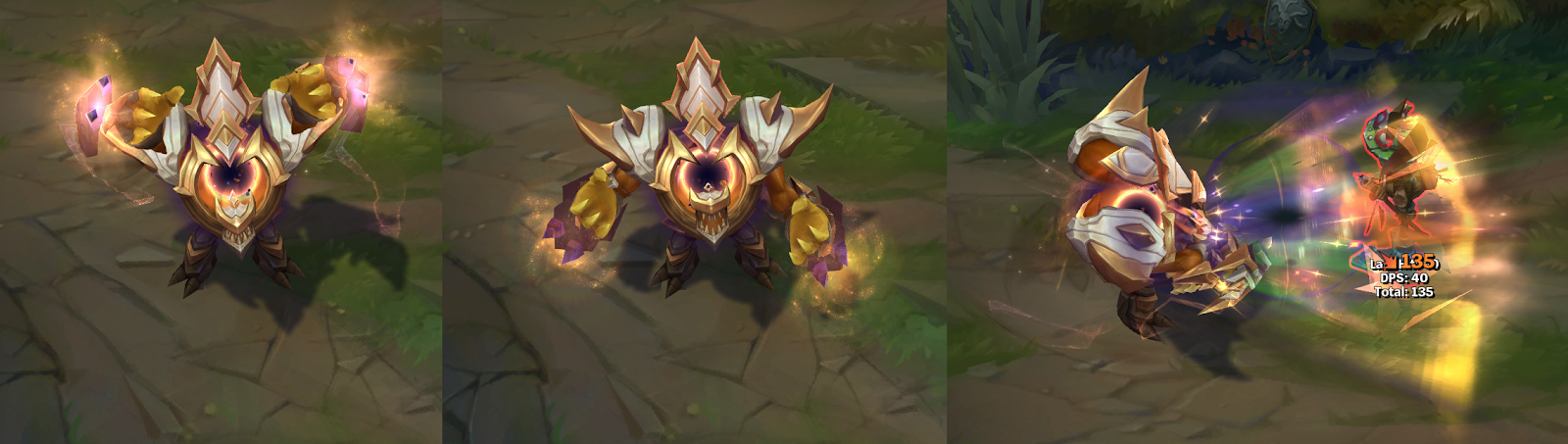 至臻石头人皮肤特效一览死兆星系列首款至臻皮肤