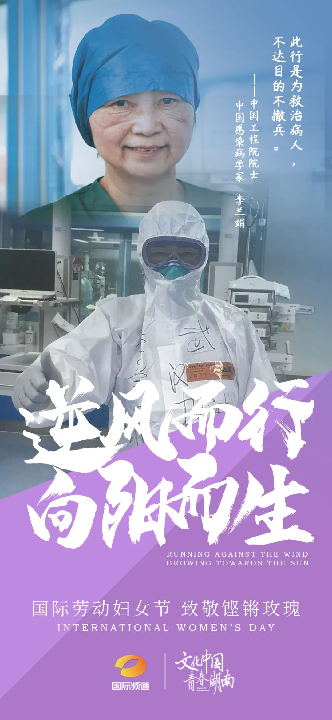 逆风而行向阳而生的意思