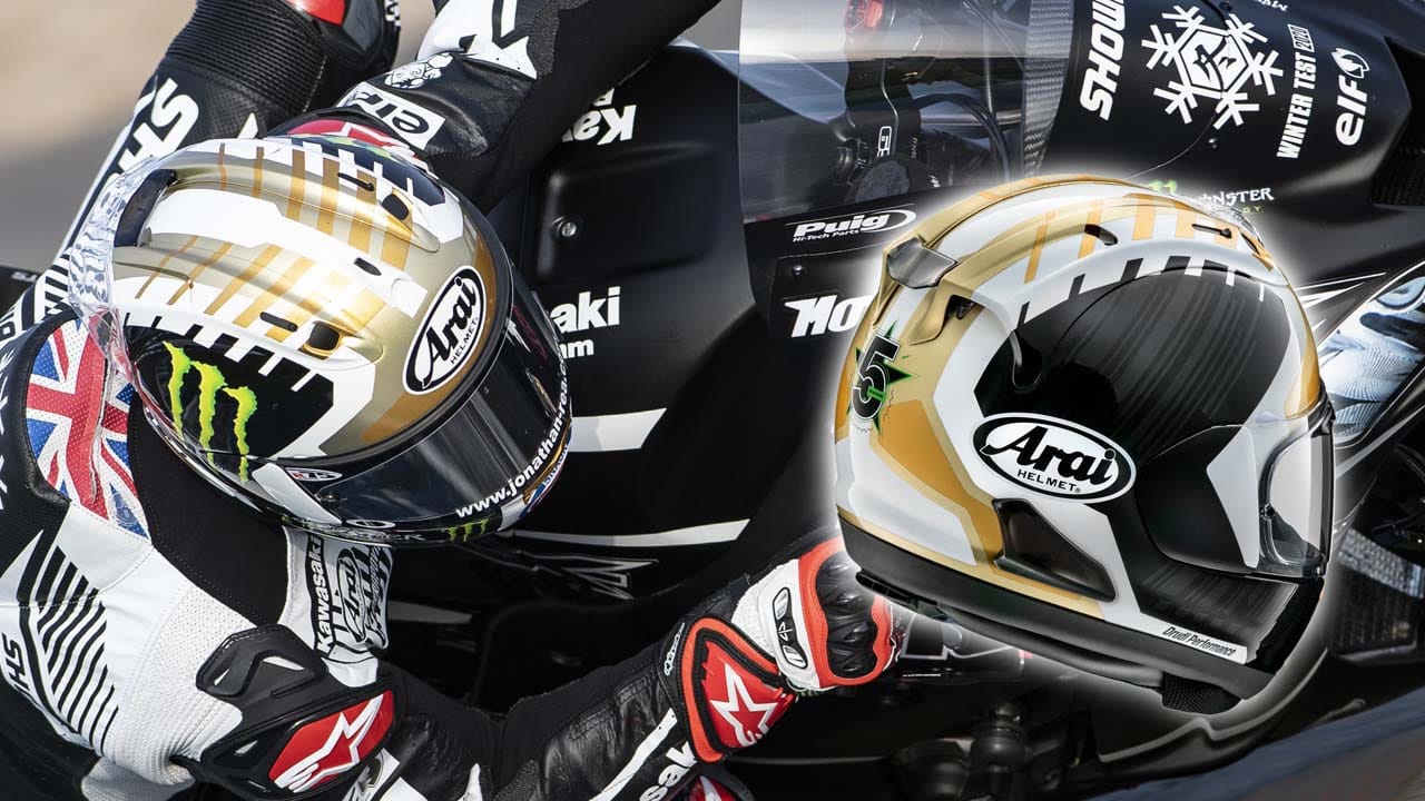 乔纳森·雷亚 sbk纪念版头盔 arai rx-7x rea v5发布