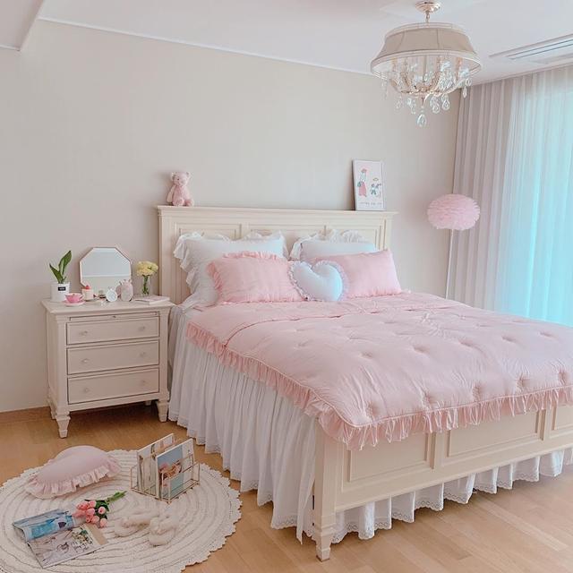 房子装修,少女心爆棚的粉色小家,简直就是女生心中的公主房