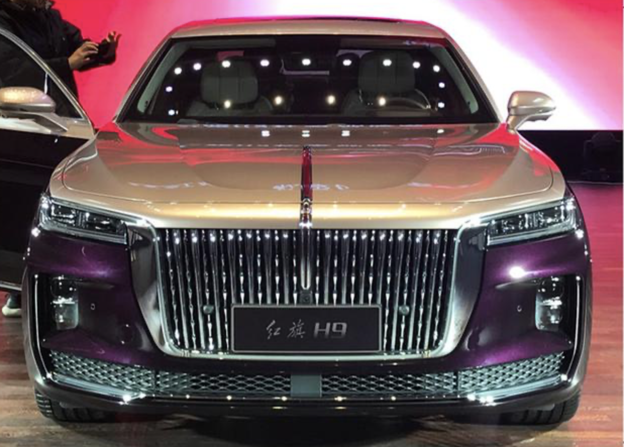 有钱人的新选择 红旗h9开启"盲订" 双色车身 大气车头够豪!
