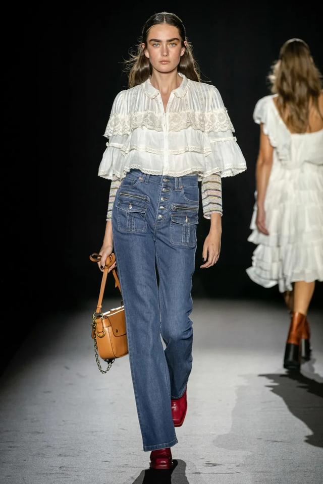 妈妈同款牛仔裤,谁穿都好看