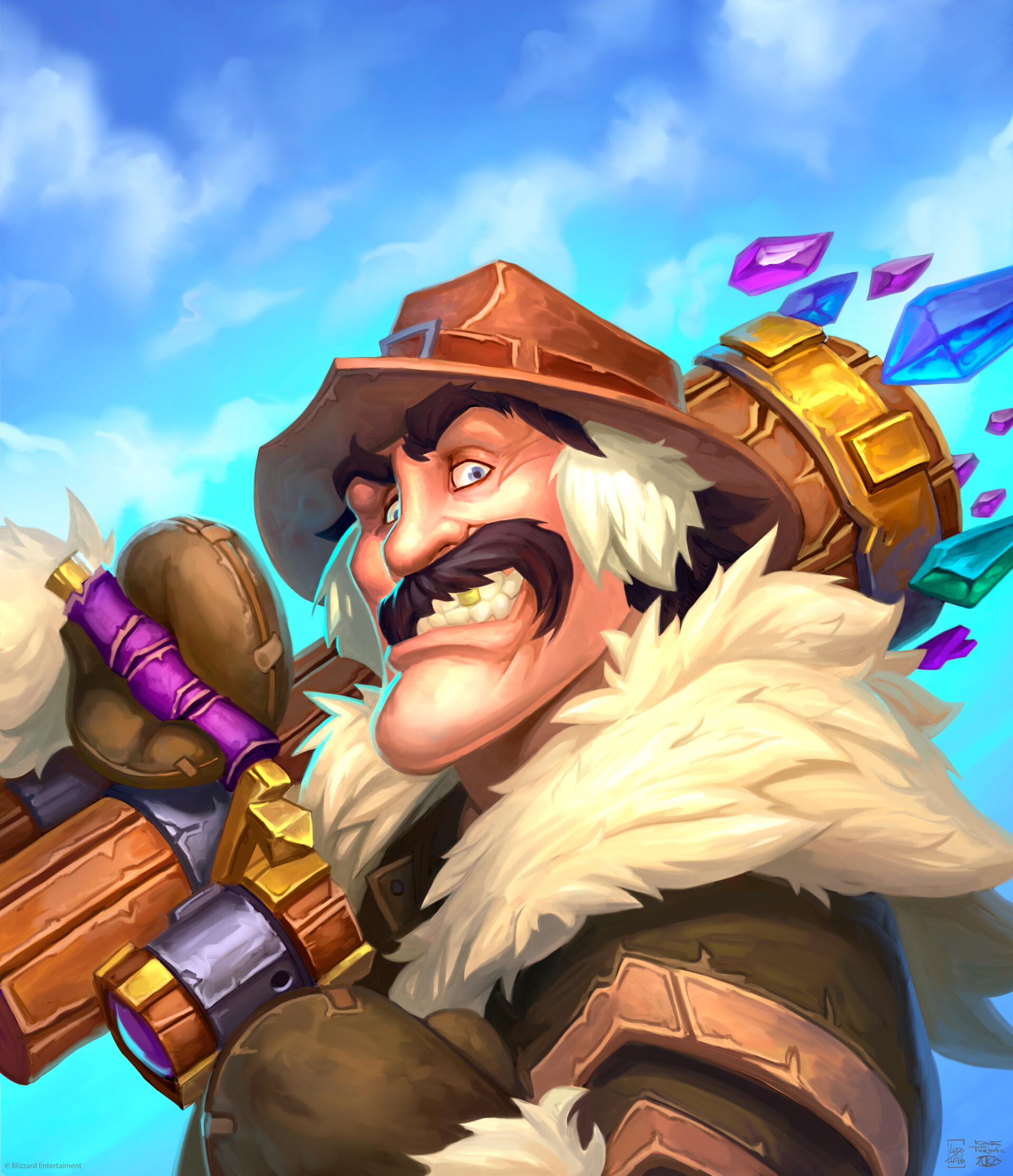 炉石传说咻神奇的雷诺参战外服结算登顶宇宙法来袭