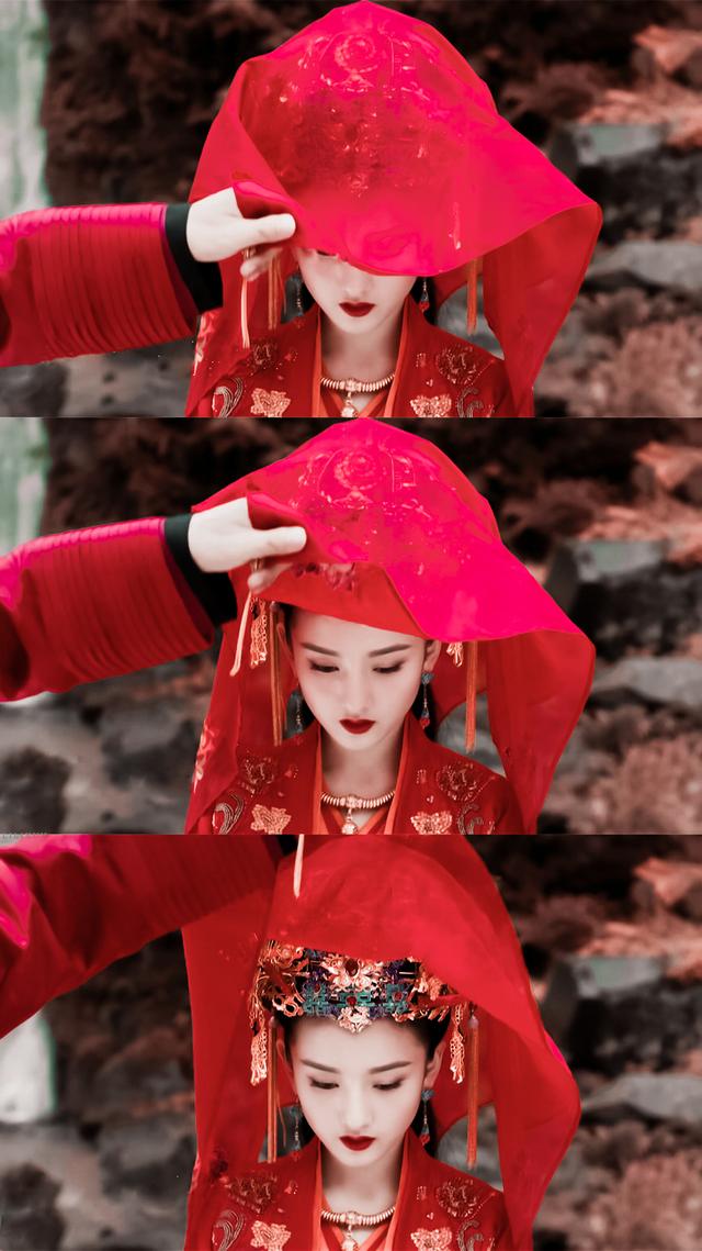 当红花旦最好看的嫁衣造型少女新娘甜美贵气