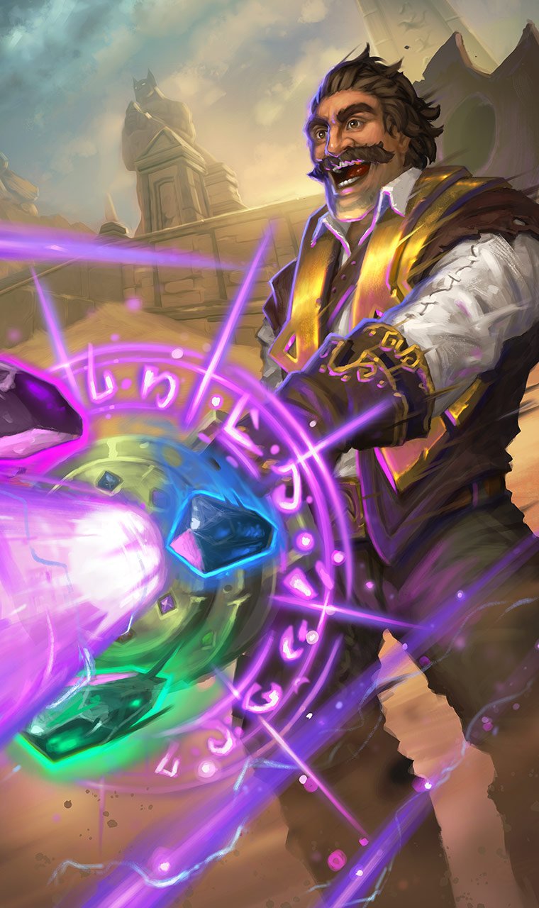 炉石传说咻神奇的雷诺参战外服结算登顶宇宙法来袭