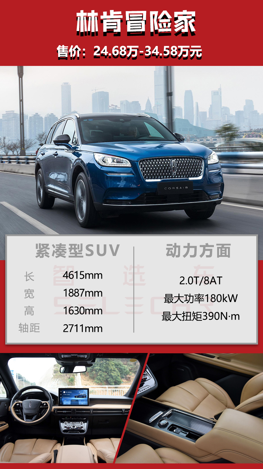 68万起,林肯首款国产suv冒险家上市, 5款车型哪款更值得买?-新浪汽车