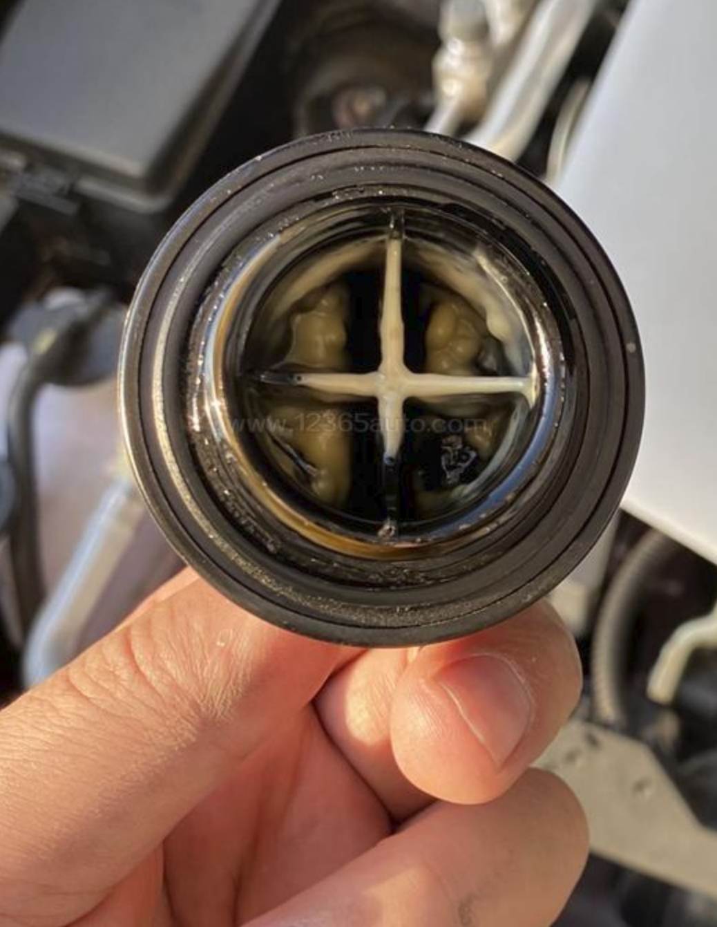 "目前,4s店的解决方案是先更换新机油,再看后期效果,但我们希望厂家能