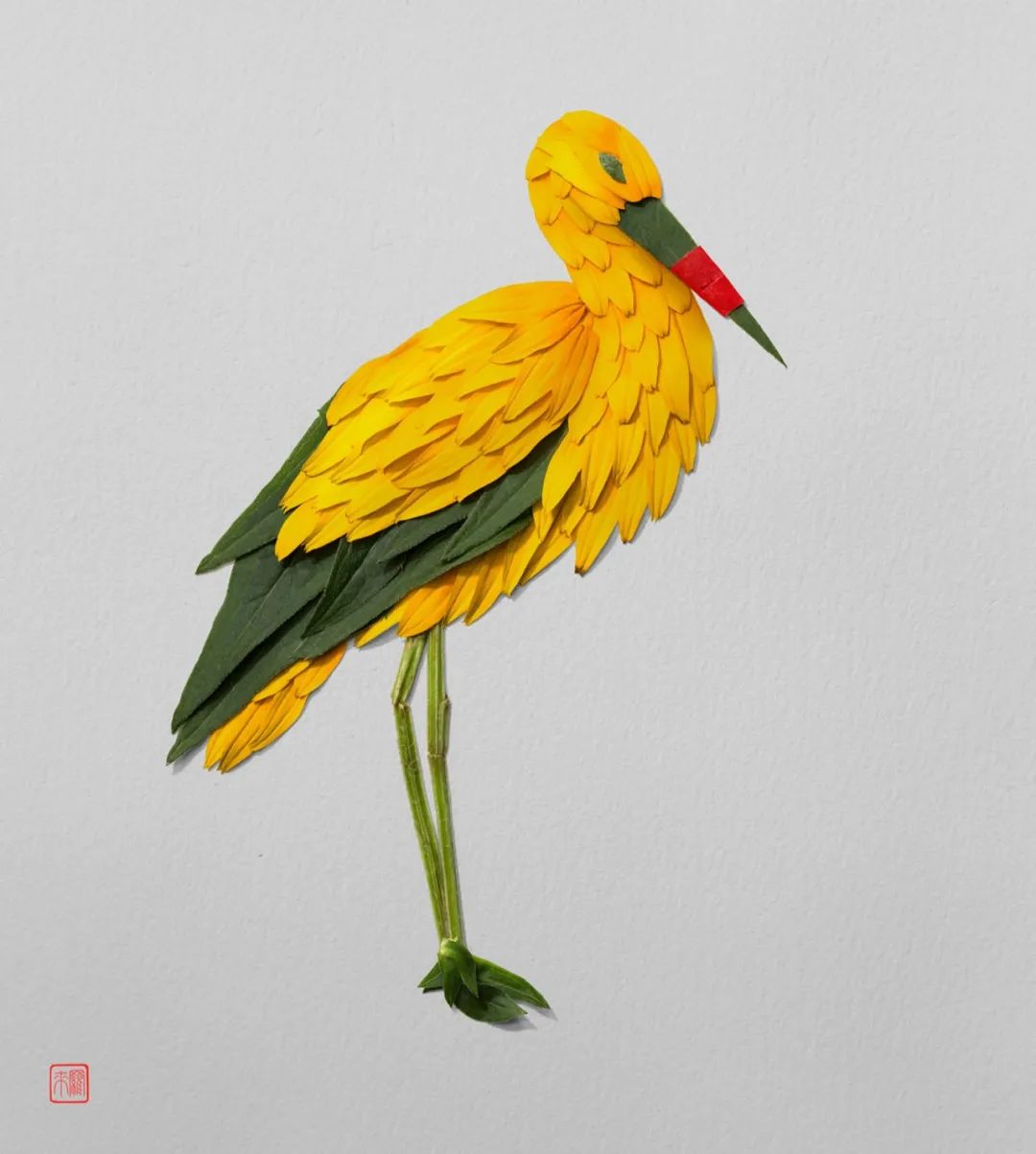 日本植物艺术家2020年最新作品,用植物拼动物,太精彩了