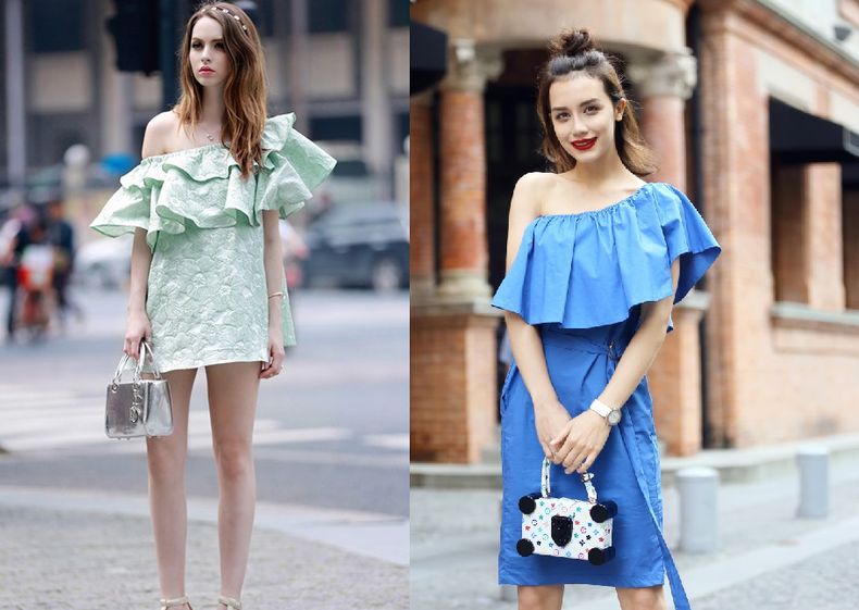 学会5种穿搭技巧,"肩宽"女生也能娇小和可爱