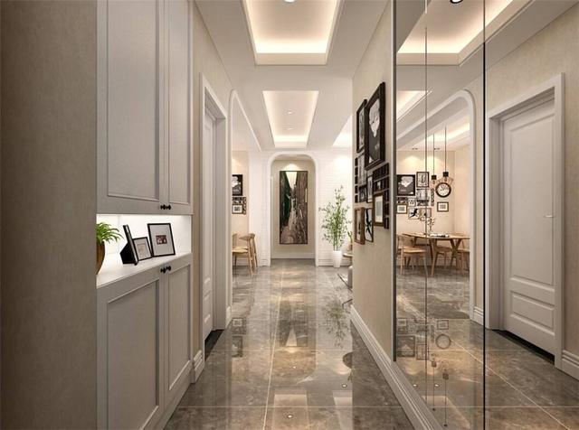 四类玄关搭配四种吊顶设计,这么美的装修,我愿意住在玄关里