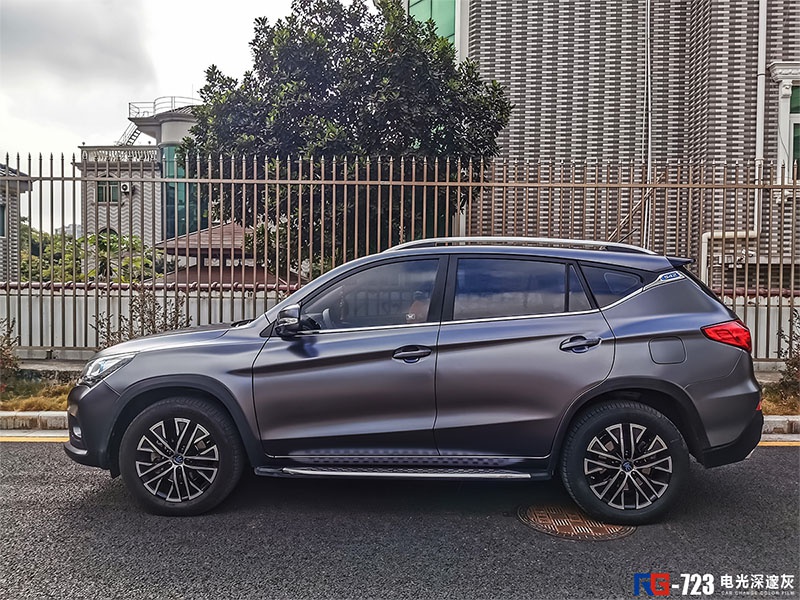 比亚迪宋dm车身改色膜 rg瑞集改色膜深圳龙华加盟店出品