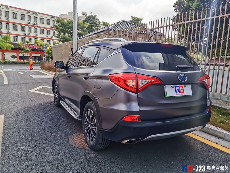 比亚迪宋dm车身改色膜 rg瑞集改色膜深圳龙华加盟店出品