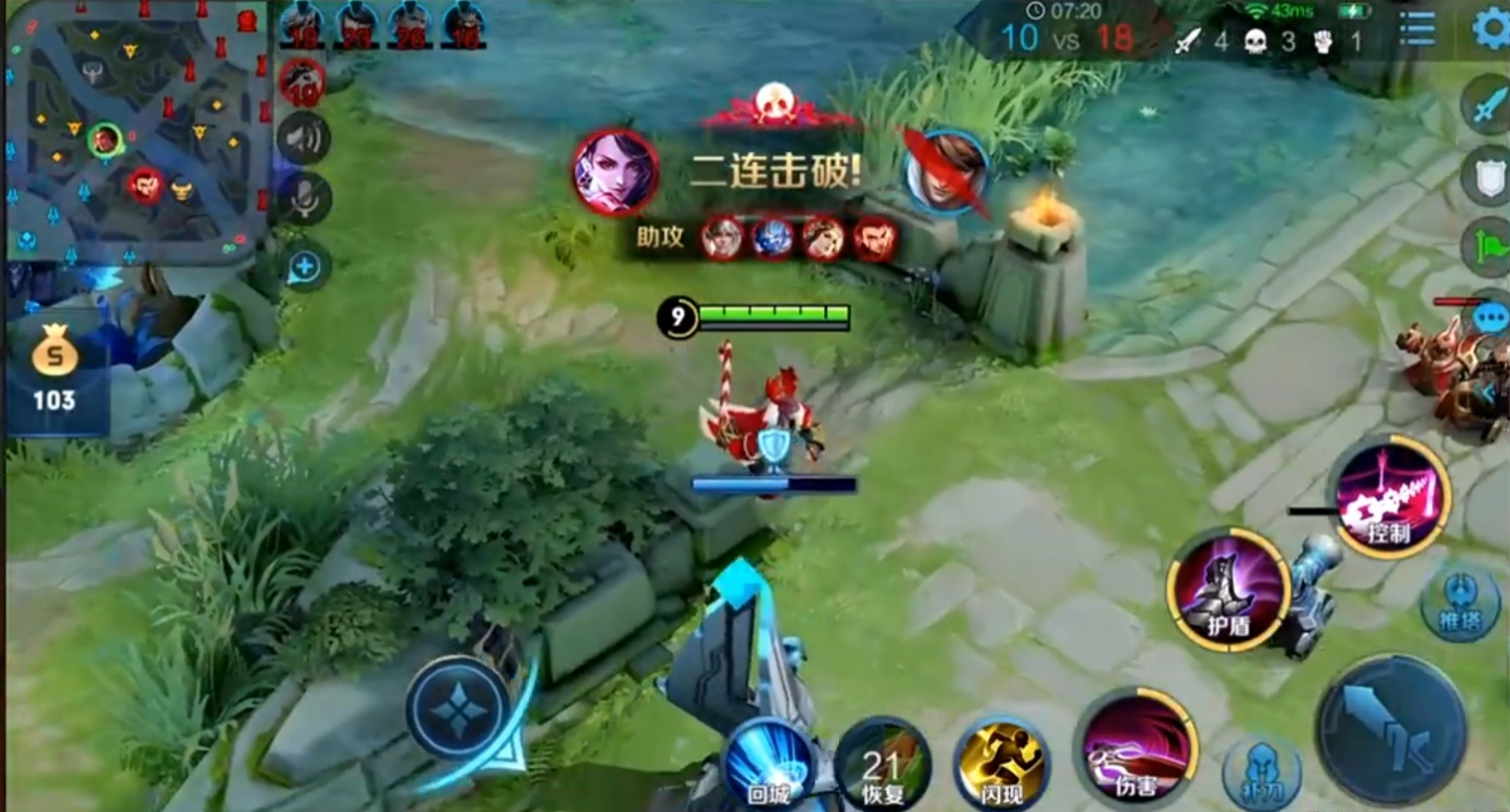 王者荣耀:赶不上团战,队友次次团灭,但张大仙照样carry全场!