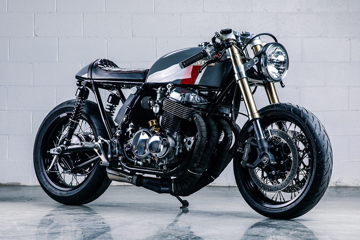音乐人亲手改装本田cb750caferacer完美重生