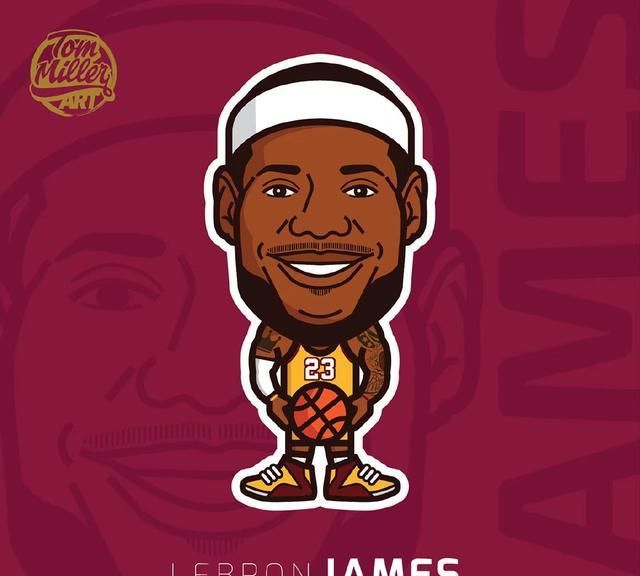 篮球明星漫画头像请签收