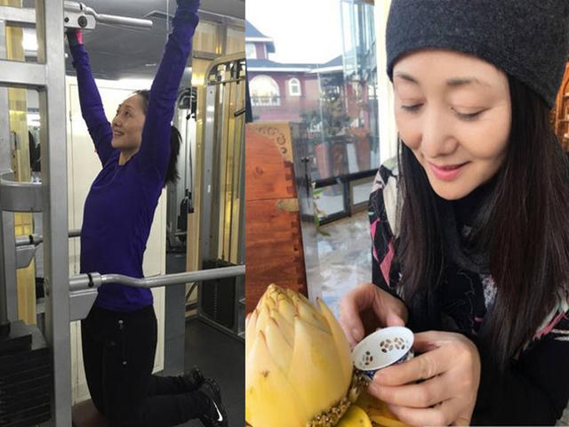 赵丽娟晒生活照,装修布置古典优雅,家里名贵书画