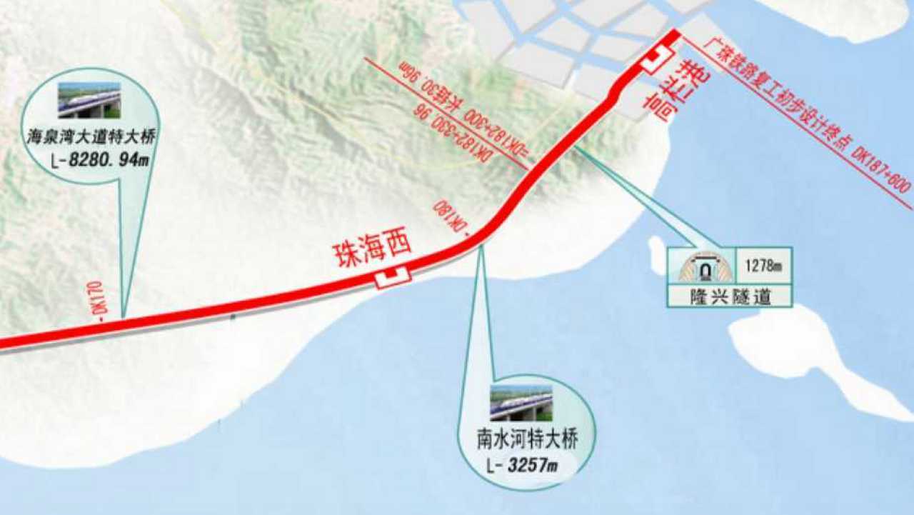 珠海市未来的六座新建铁路车站一览