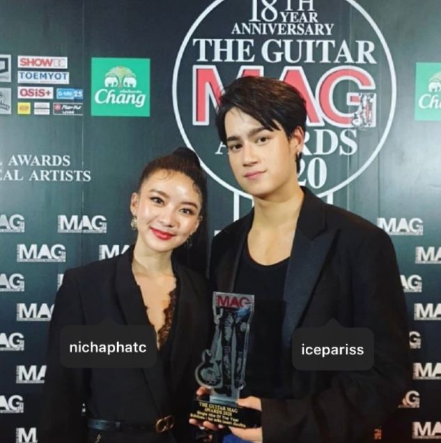 pearwah曾出演《荷尔蒙》,在2019年和ice paris合唱《爱的救护》红遍