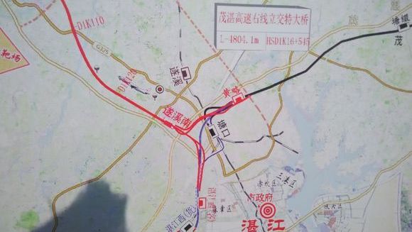 遂溪南站是新建合湛铁路上的一个新规划的高铁站,为南宁铁路局与广州