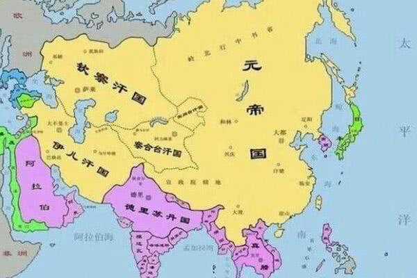 蒙古帝国分裂出来的四大汗国,是哪四大汗国?最后各自因何灭亡?