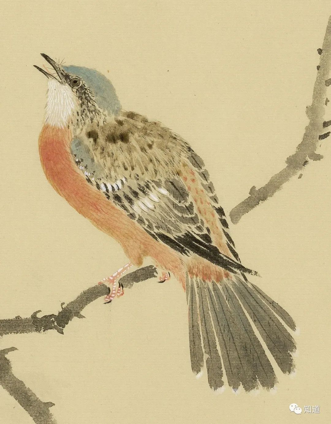 知道书画丨李亚作品 春天的脚步近了