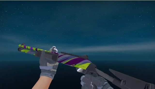 第四款推荐的皮肤为xm1014焚烬之鳄鱼(久经沙场) 该款皮肤的涂鸦非常