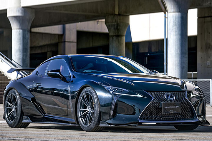 雷克萨斯lc500双门轿跑车改装碳纤维宽体套件