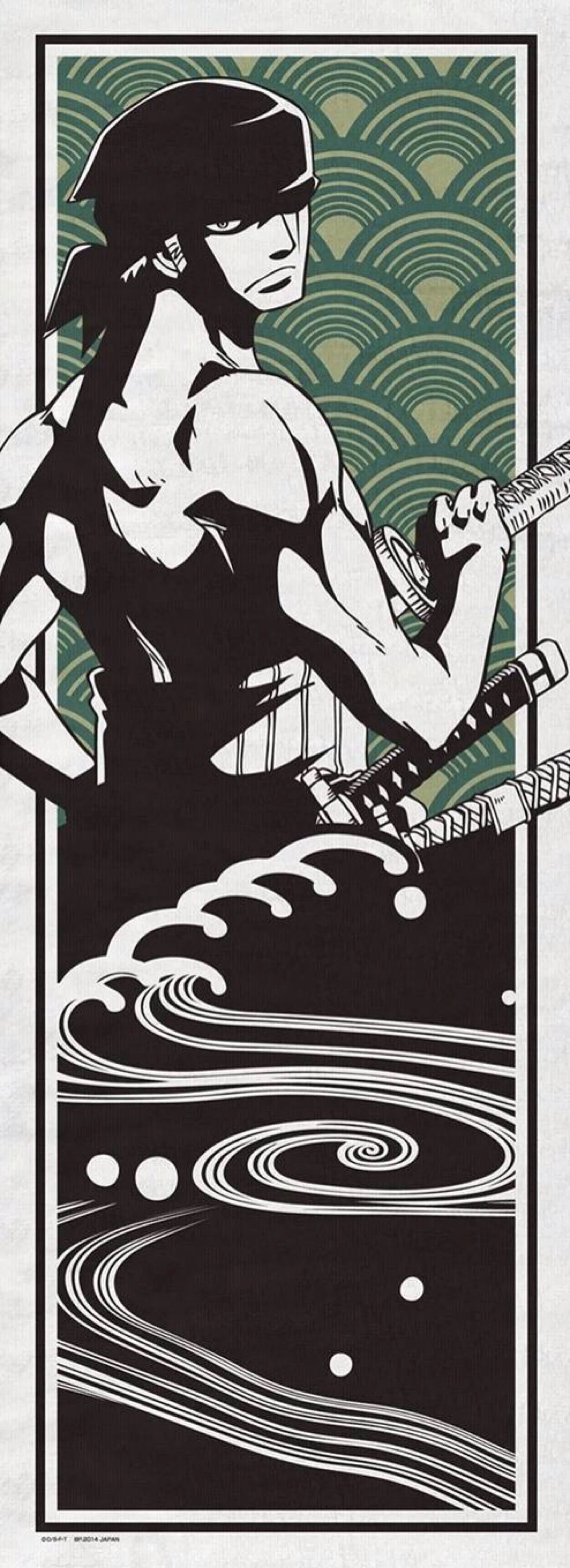 草帽团帅气壁纸:索隆三刀出鞘斩万物,弗兰奇重拳出击无所畏惧