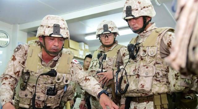 日本陆上自卫队迷彩服图片