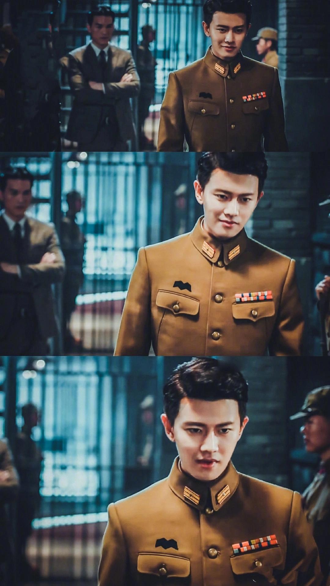 《秋蝉》任嘉伦军装造型帅气,眼神杀太完美了,期待叶冲上线