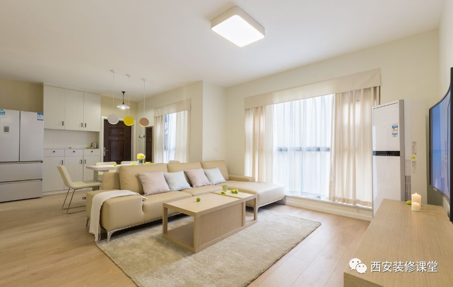 120m²现代婚房,无造型,无石膏线,照样幸福