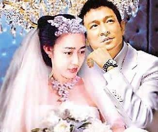 天王刘德华妻子朱丽倩婚纱照美极了,难怪一直没公开!