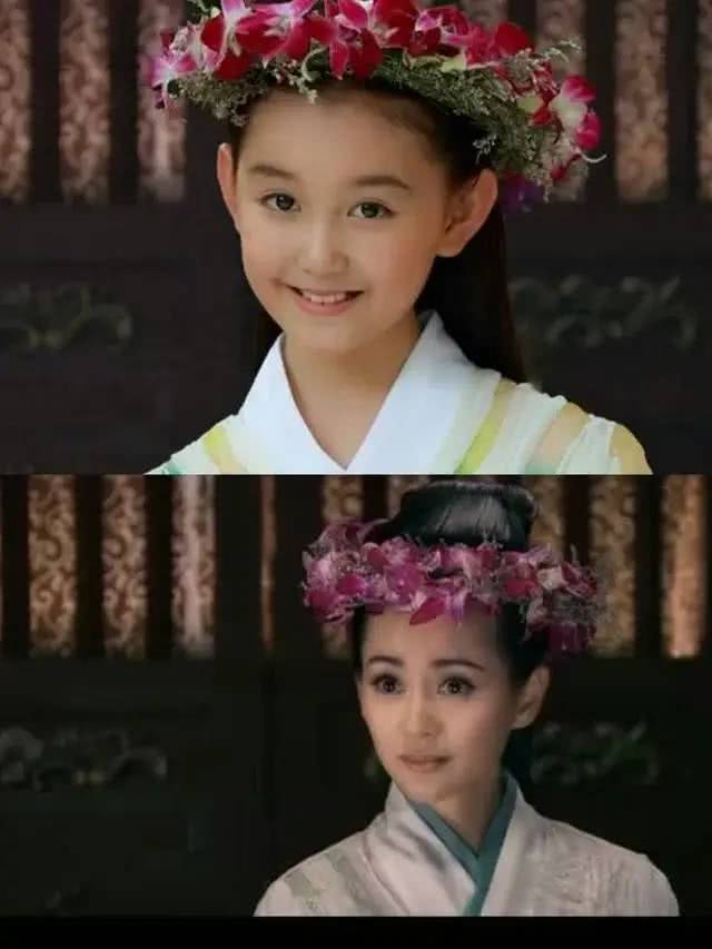 小聂慎儿(长大后由王丽坤饰演),还别说,小时候就能看得出是个美人坯子