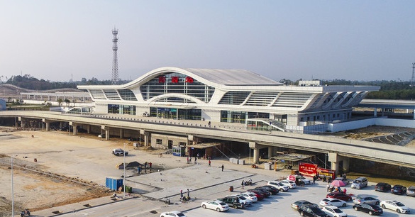 广东省阳西县主要的铁路车站——阳西站