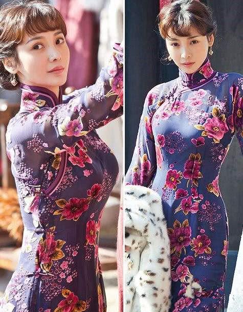 张檬穿旗袍前凸后翘太撩人,身材不输柳岩吉娜