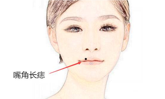 嘴唇长痣嘴唇代表着一个人的食禄和他的福气.