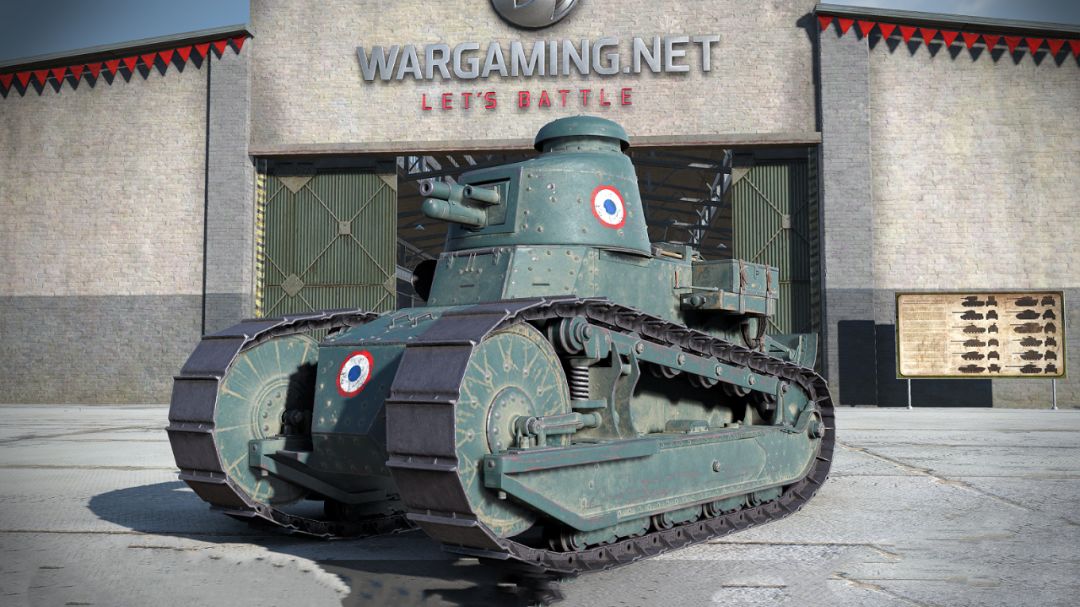 通过性极佳的法国雷诺ft17坦克开创了现代坦克设计的先河