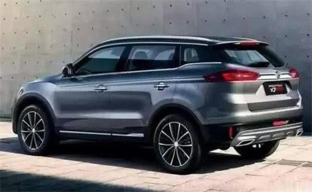 吉利又成功了!"x7"惊艳亮相,"虎头"车标真霸气