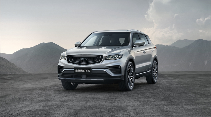 吉利博越pro四驱版正式上市售1488万元油耗最低64l