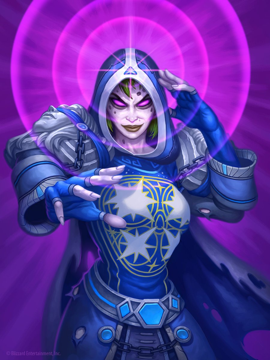 炉石传说最新卡组牧师重做第一天宇宙祈求牧强势崛起