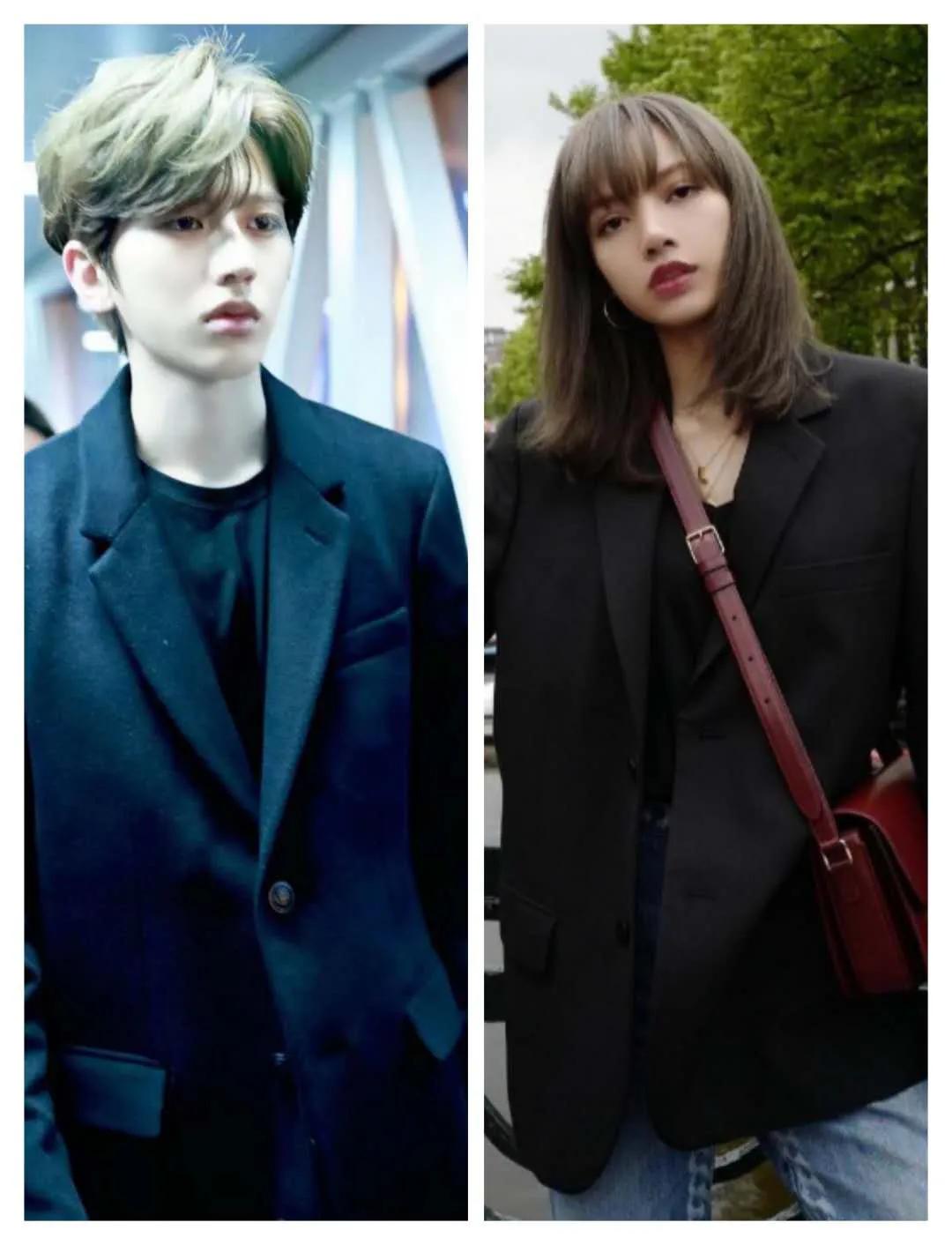 有种"情侣装"叫lisa和蔡徐坤,cp感满满,颜值爆表,气场a到爆