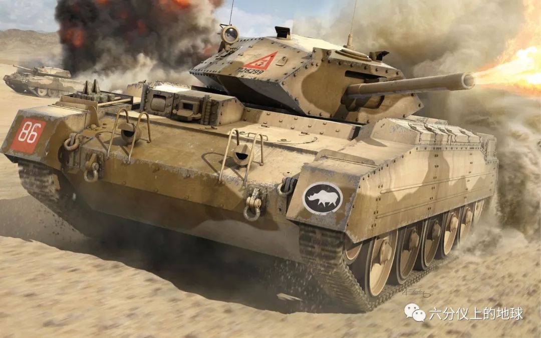 二战兵器全集|英国mk vi"十字军战士"巡洋坦克