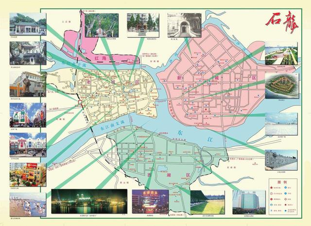 (石龙镇地图)石龙镇确实很小,幅员面积只有十多平方公里,是东莞市面积