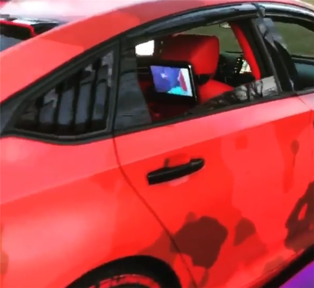 汽配风本田雅阁改星空顶氛围灯上街回头率不输百万豪车