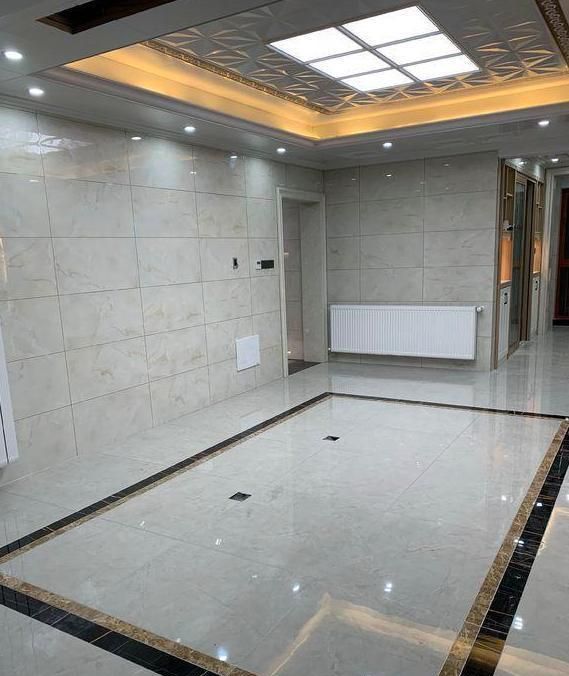 全屋贴瓷砖美得像皇宫,一个电视墙被朋友集体点赞,给大家晒晒