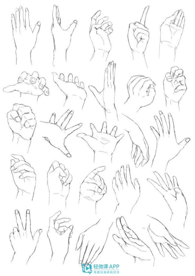 画动漫人物手的教程,绝对的干货!