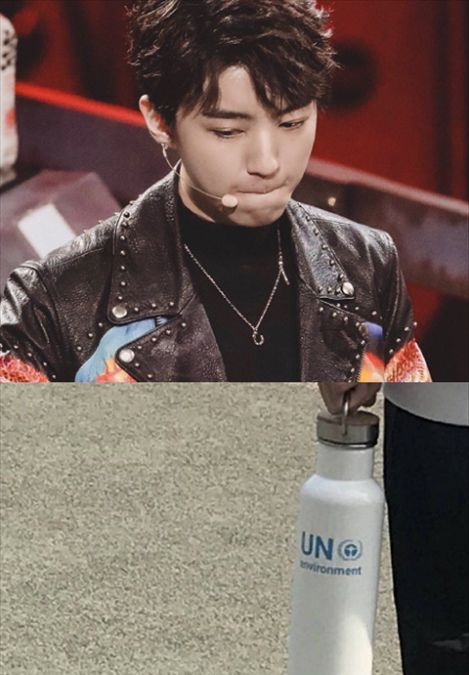 有种不离手叫明星的保温杯,肖战少女心,看到蔡徐坤:比脸都大