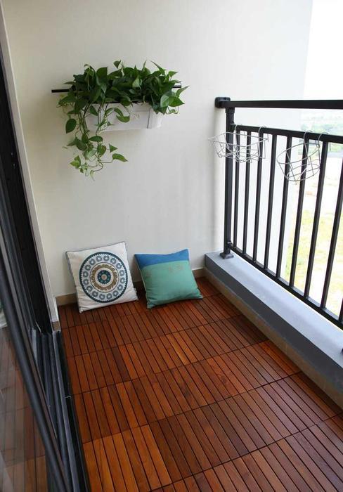 坐标广州,简简单单的精装房,效果出奇的好,大家都夸阳台好