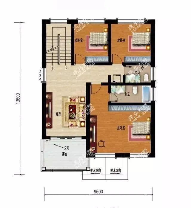 宽910米间的两层自建房第一栋带堂屋主体造价23万