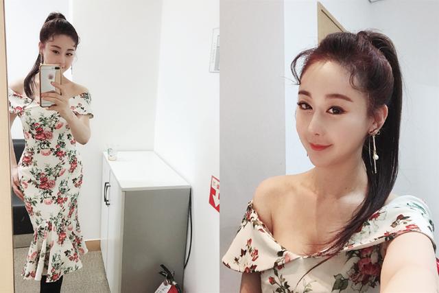 咸素媛晒女儿和老公萌照,比她小18岁的老公,日常带娃累到睡着